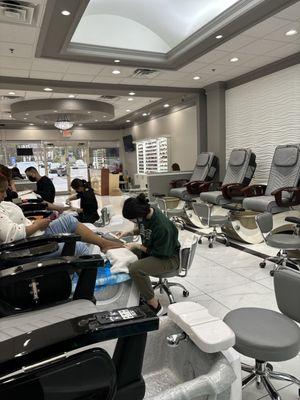 Inside (part of pedicure area)- huge inside