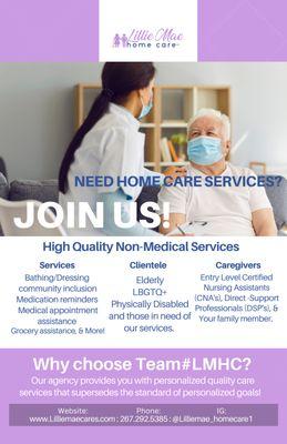 Join Us Today! Team#LMHC