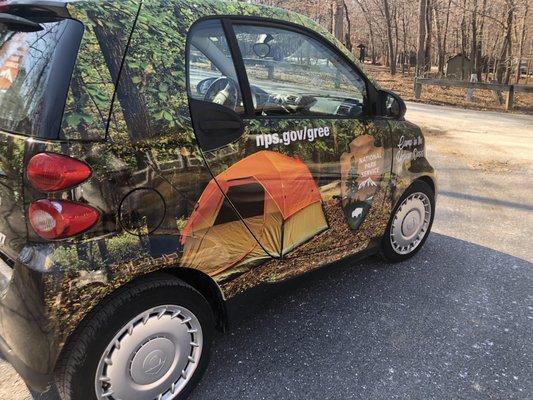 Smart Car at Greenbelt Park