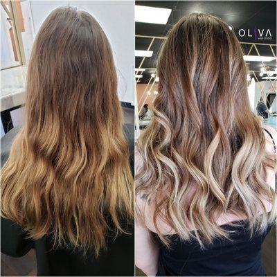 Balayage, highlights, ombré, tyler Tx hairstylist