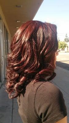 Hair color by Mari