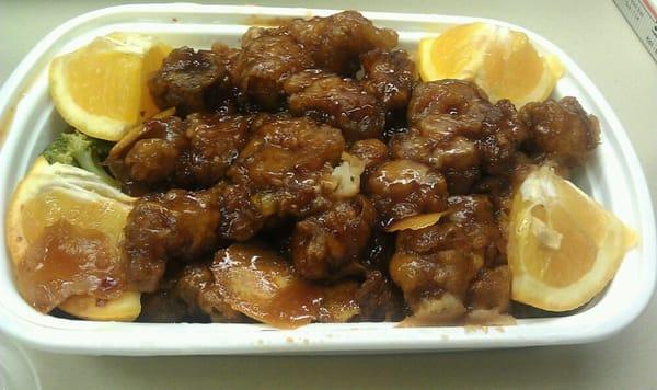 Orange chicken..full of Vitamin C goodness!