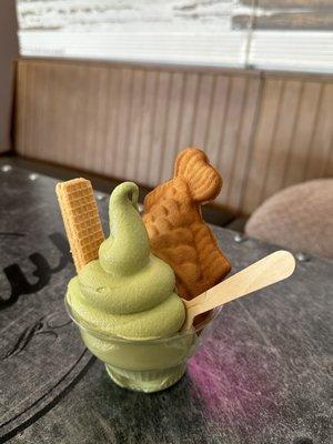 Taiyaki with Ice cream