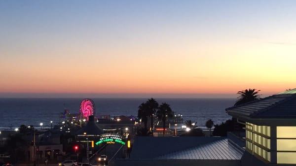 10.26.15 sunset view of the pier from the top floor