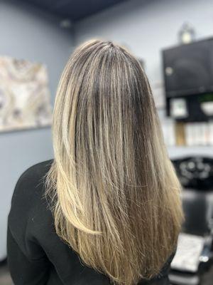 Reverse balayage