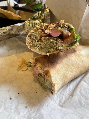 Baba Falafel Rolled