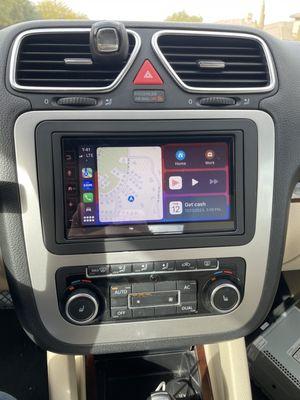 Stereo install with CarPlay.