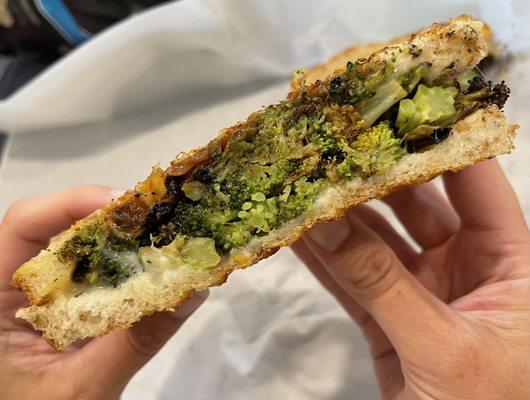 Broccoli sandwich - Inside View