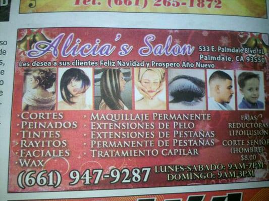 Alicia's Beauty Salon