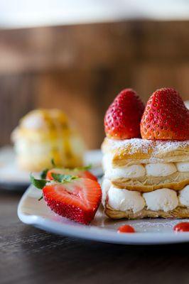 Strawberry mille feuille