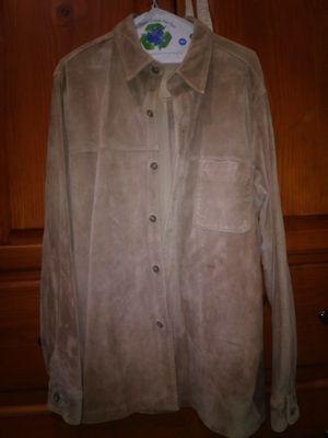 Suede/Leather Shirt. Looks ok, smells awful.