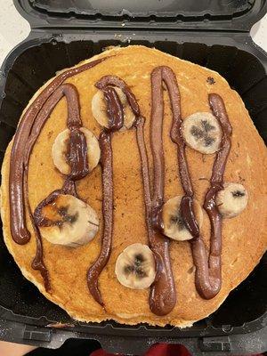 Banana Nutella Pancakes