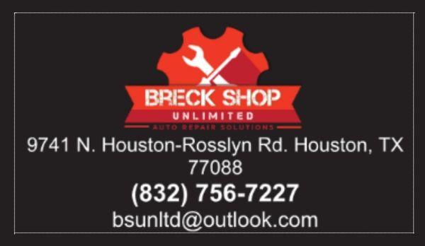 Breck Shop Unlimited's New address!