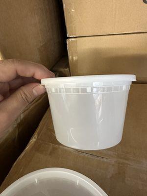 16oz Deli Containers
240 set lids