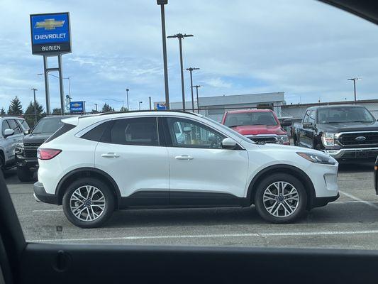 2021 Ford Escape I test drove. Perfect exterior.