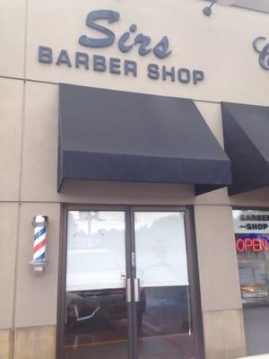 Front of the best barber shop in town.