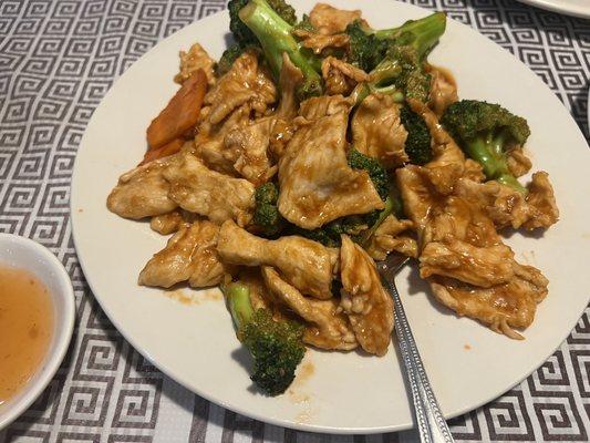 Chicken and broccoli