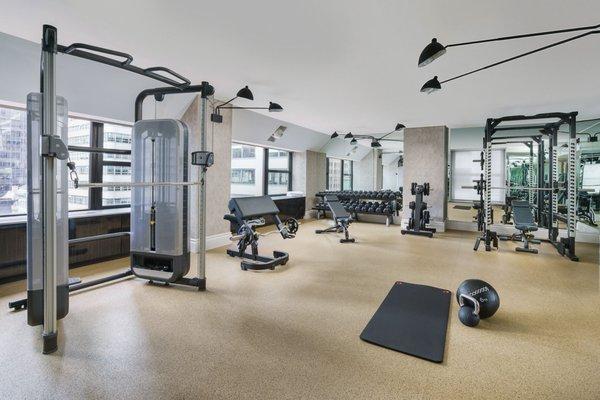 Private gym area