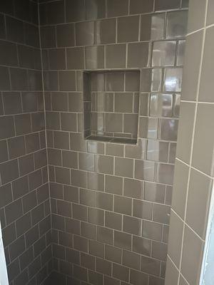 Tile shower done by Mauerhan plumbing