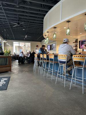 Bar area and part of dining area.