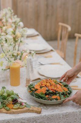 Kale Salad by Slate Catering