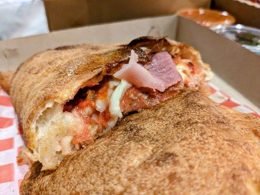 Tasty calzone