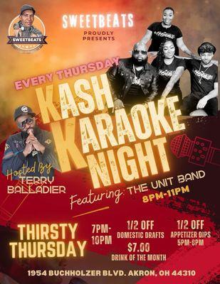 Thirsty Thursday  Kash Karaoke Night