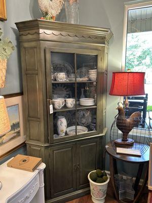 Beautiful corner cabinet!