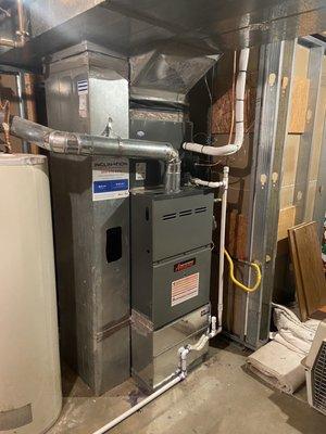 Best warranties in the industry! Clean "tidy" furnace and AC install!