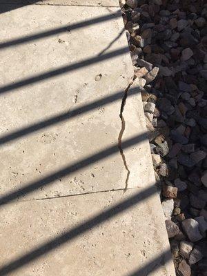 Cracked Travertine