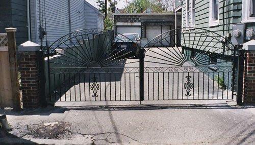 my home gate made by ramos iron works