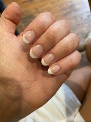 Gel French manicure