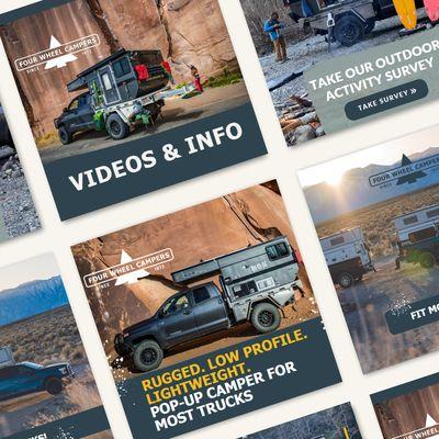 Four Wheel Campers online advertising campaign