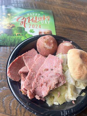 Corned beef cabbage and potatoes