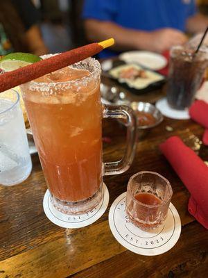 Michelada. They make their mix in house.