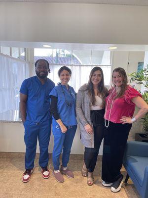 Dr. Taheri, myself and her amazing staff Jay and Mariah