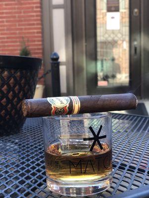 Great Bourbon and cigars!