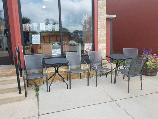 Main Street outdoor seating