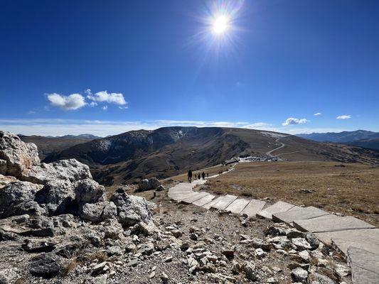 Be ready to hike up some high altitude!