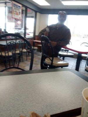 This guy looks who livea here..He says he owns this Mcdonalds