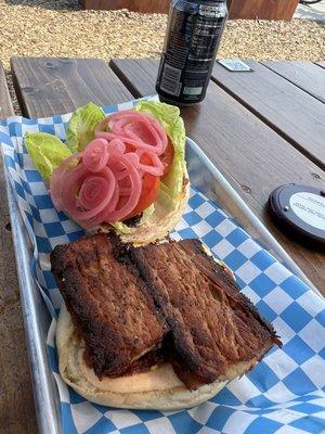 Pork belly blt