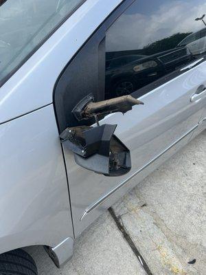 Broke my driver side mirror!!!