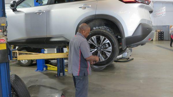 Your in good hands with our technicians here at Nissan of Clinton.