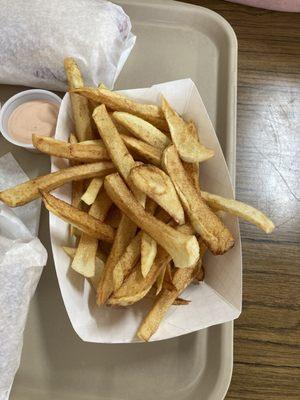 Hand cut fries!!