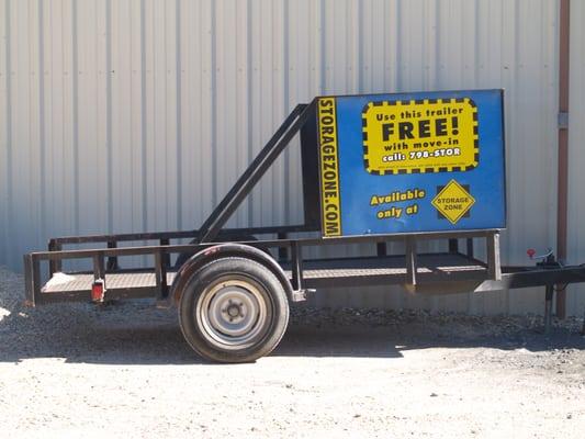 Free moving trailer when you move in!