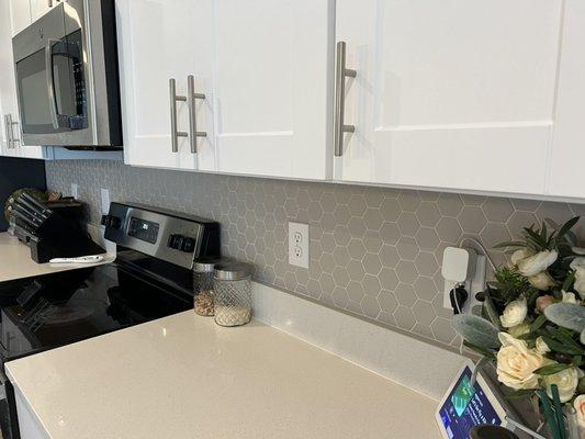 New backsplash tile to make a kitchen yours