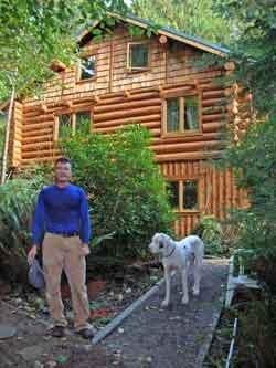 After log home restoration