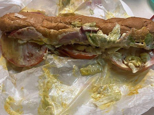 A hot Italian sub