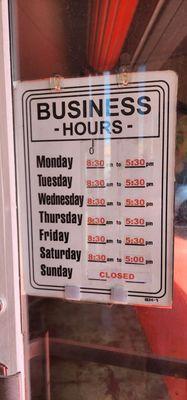 Business hours