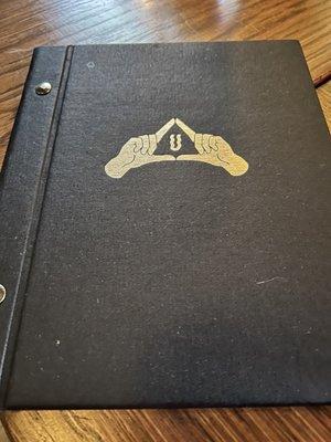 Menu cover